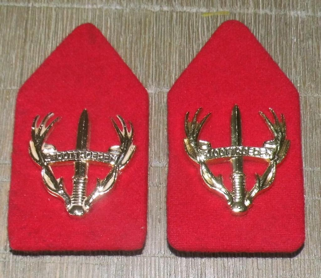 Setje Kraagstukken Regiment Infanterie Stoottroepen, Verzenden, Landmacht, Nederland, Embleem of Badge