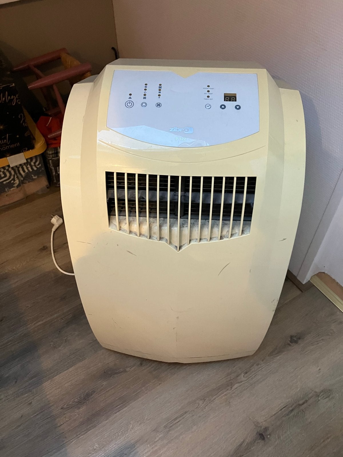 Zibro Mobiele Airco met Slang Afvoer, Ophalen, Gebruikt, Minder dan 60 m³, Timer
