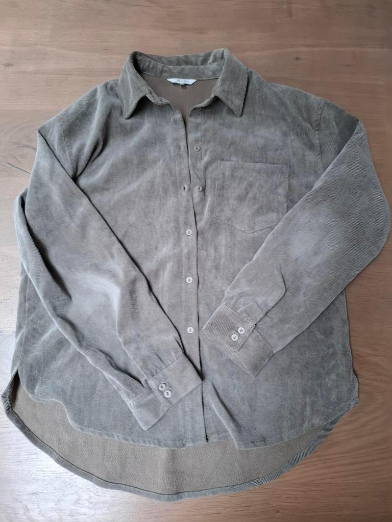 Bienbleu corduroy blouse maat S, Bruin, Nieuw, Ophalen of Verzenden, Maat 36 (S)