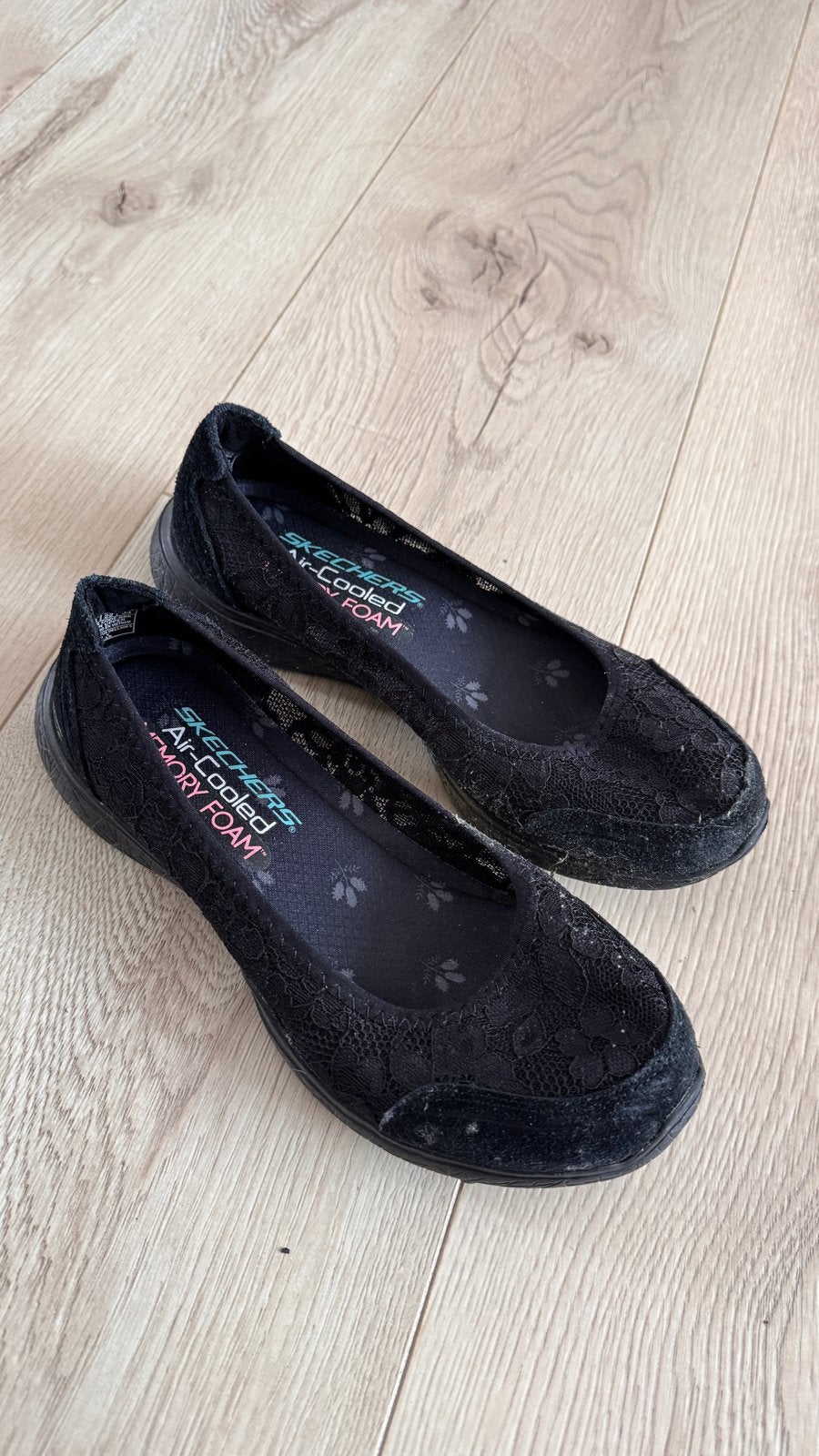 Skechers Air-Cooled Memory Foam ballerina's, maat 35.5, Kleding | Dames, Ophalen of Verzenden, Nieuw, Zwart, Ballerina's