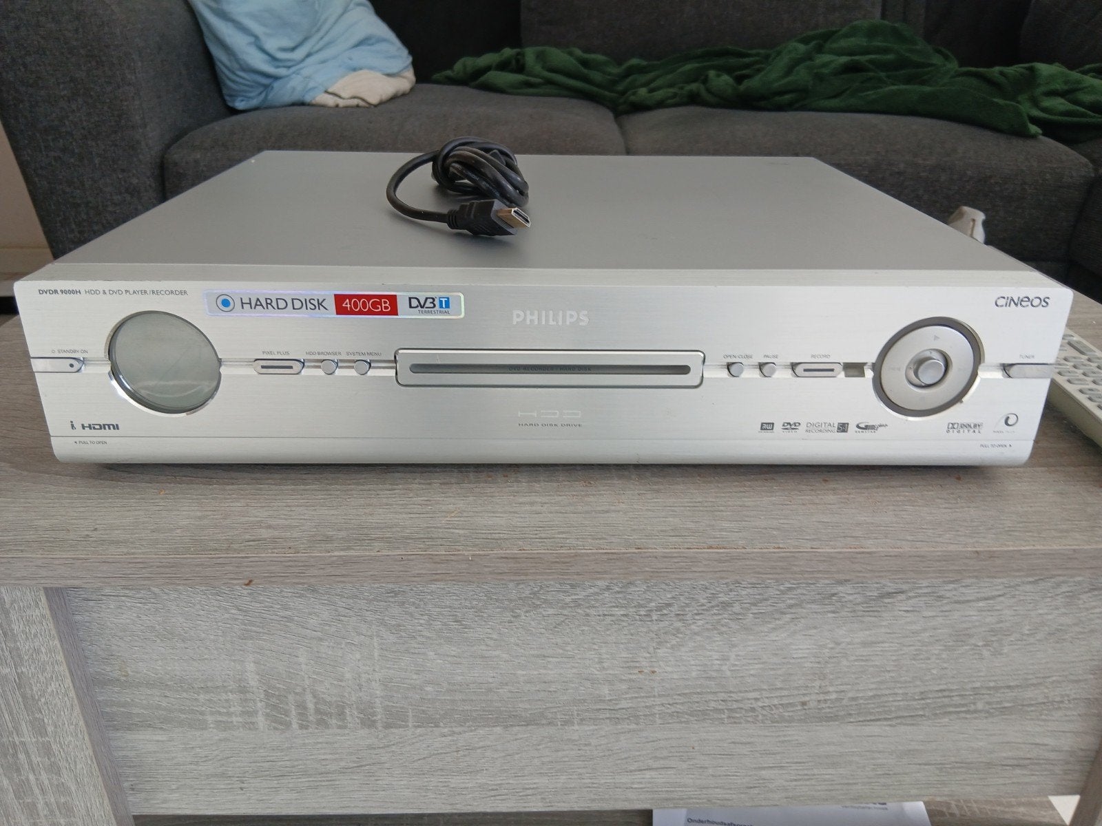 Philips DVDR9000H HDD & DVD-speler/recorder met 400GB HDD, Philips, Met harddisk, Dvd-recorder, Ophalen of Verzenden