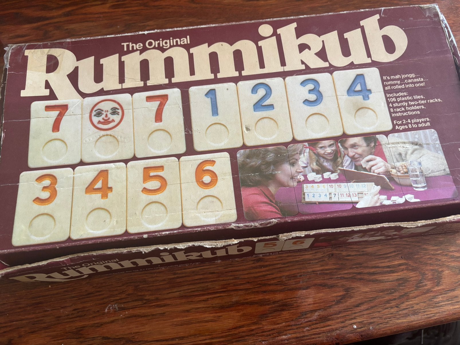 RUMMIKUB GOLIAT GROTE UITVOERING COMPLEET ( zie foto’s), Een of twee spelers, Ophalen of Verzenden, Gebruikt