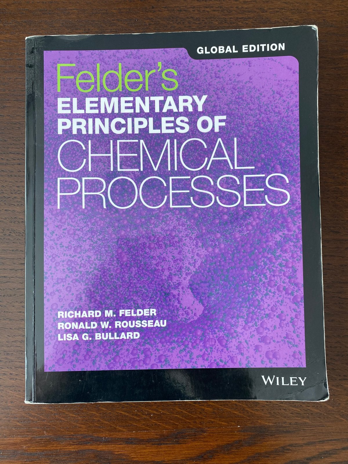 Felder's Elementary Principles of Chemical Processes, Ophalen of Verzenden, Beta, Gelezen, WO