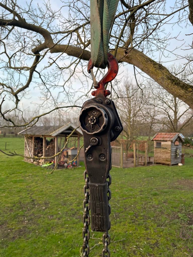 Kettingtakel 1,6 ton - Handmatig, Ophalen, Gebruikt, Handmatig