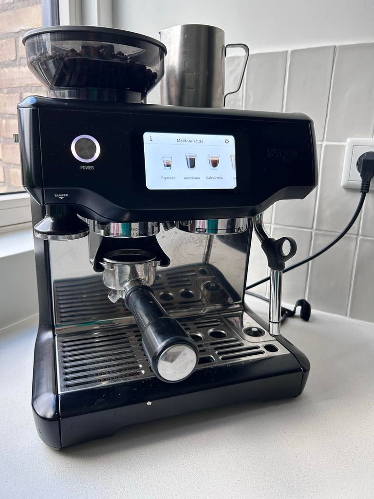 Sage Barista Touch Impress koffiemachine, Witgoed en Apparatuur, Koffiezetapparaten, Ophalen, Afneembaar waterreservoir, Gebruikt