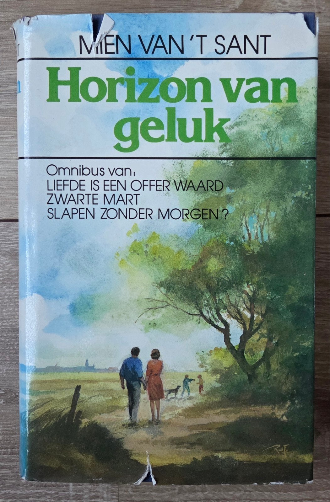 Mien van 't Sant - Horizon van geluk - Omnibus - 3 verhalen, Ophalen of Verzenden, Zo goed als nieuw, Mien van 't Sant