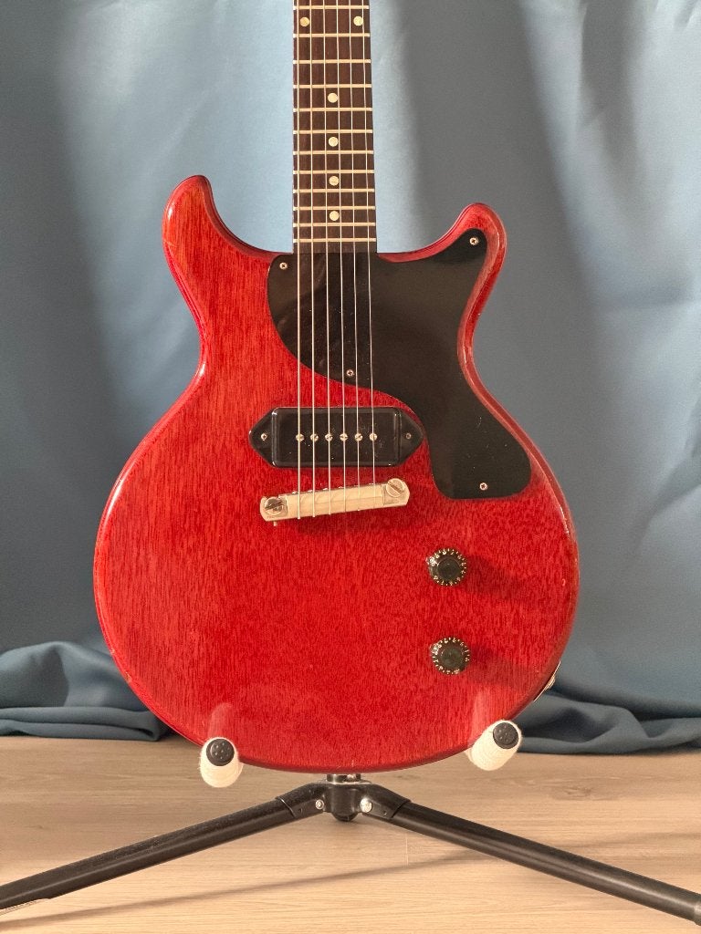 1959 Gibson Les Paul Junior DC - Cherry (Te Ruil), Muziek en Instrumenten, Snaarinstrumenten | Gitaren | Elektrisch, Ophalen, Gebruikt