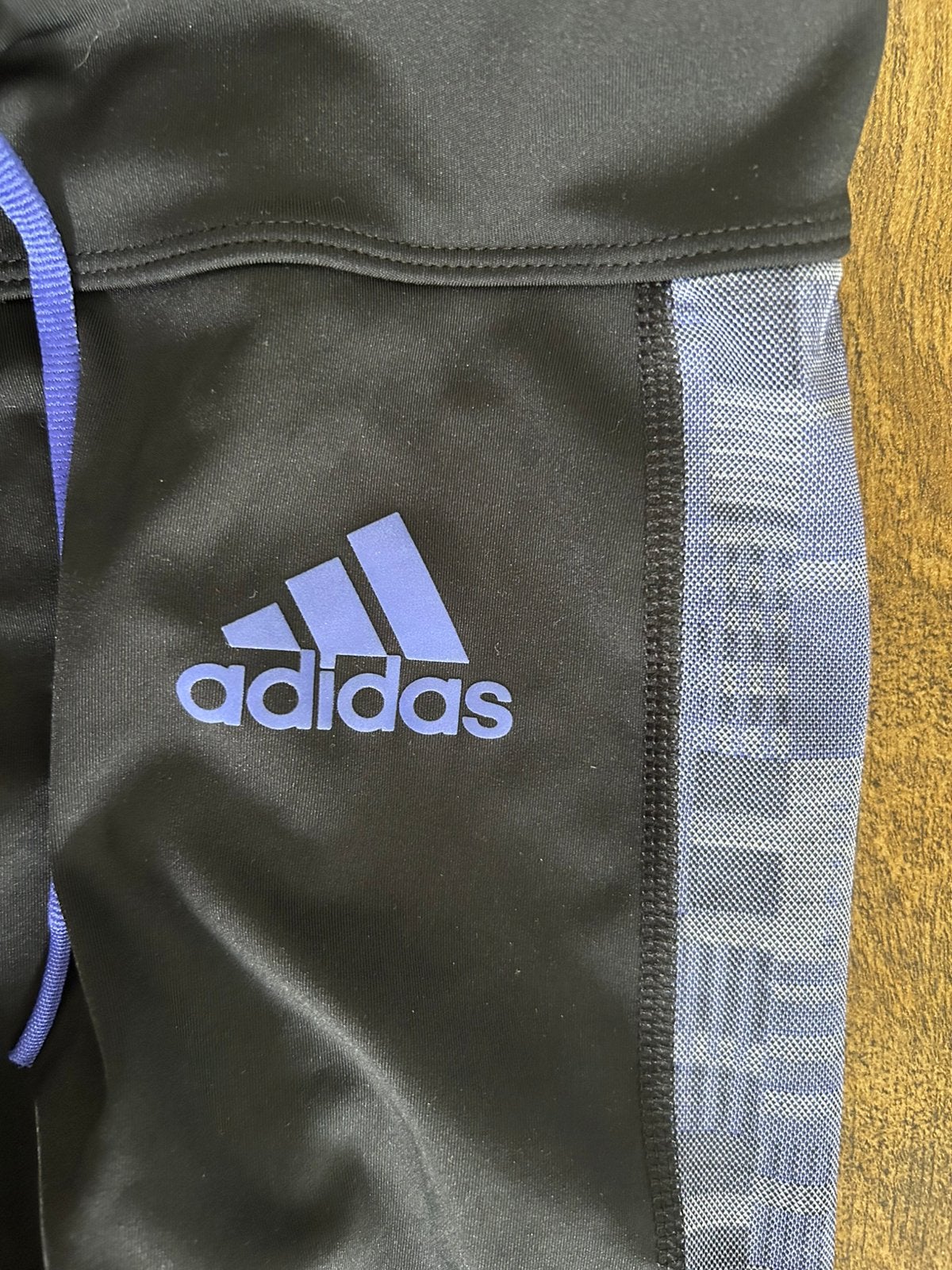 Adidas hardloop broek, 3 kwart legging., Ophalen of Verzenden, Zo goed als nieuw, Blauw