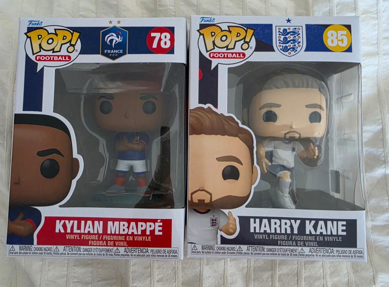 Funko Pop! Voetbal: Mbappé (Frankrijk) & Kane (Engeland), Verzamelen, Ophalen of Verzenden, Nieuw