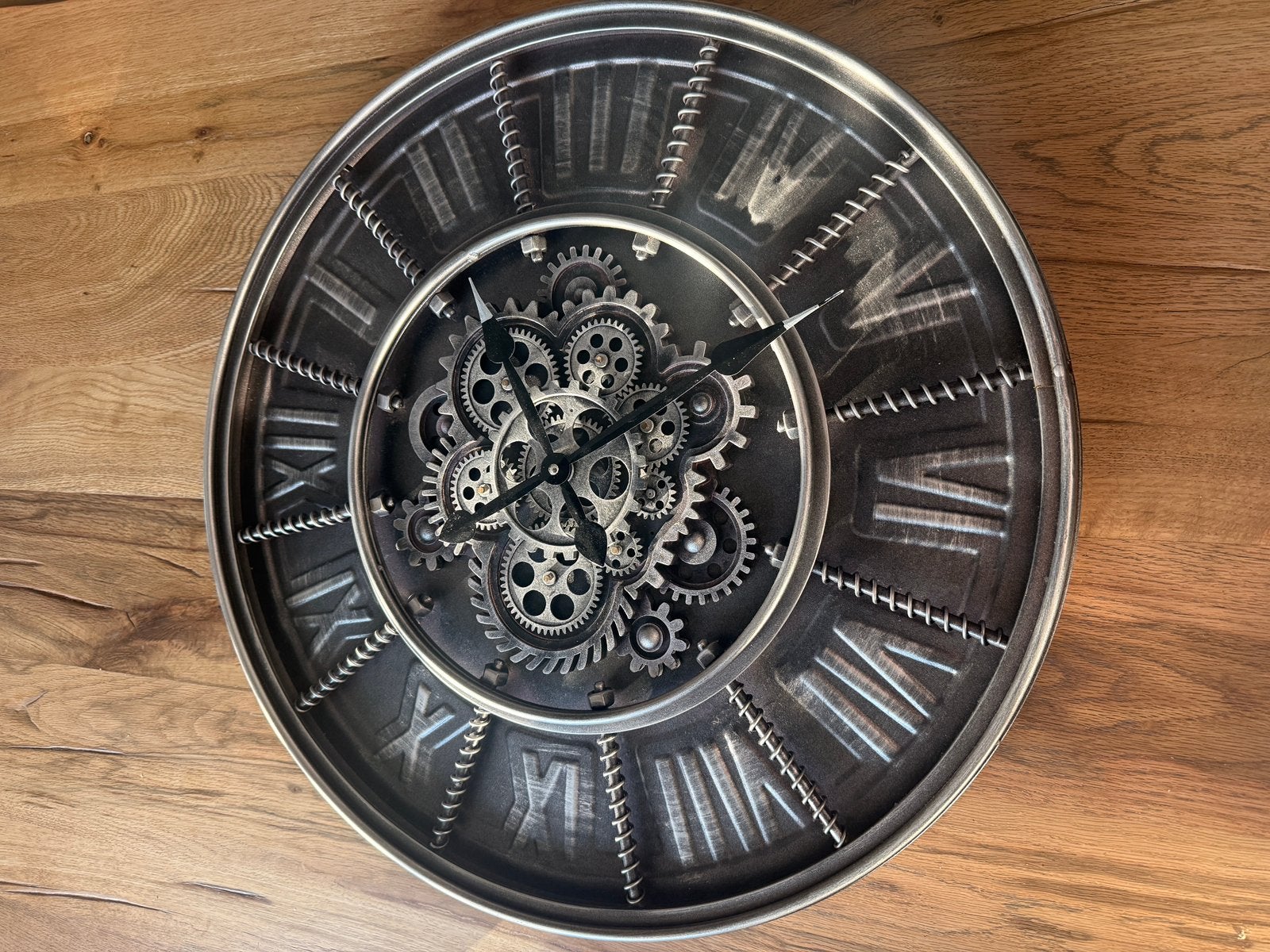 Te koop: Super gave industriele wandklok, Ophalen, Zo goed als nieuw, Wandklok