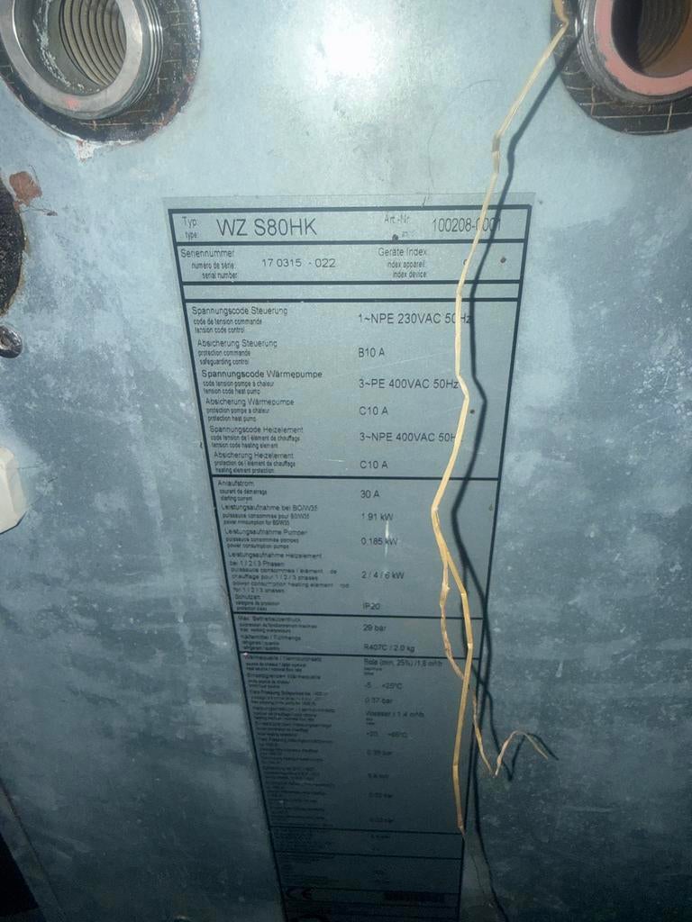 Alpaha inotec Warmtepomp met koeling, Doe-het-zelf en Verbouw, Verwarming en Radiatoren, Ophalen, Gebruikt, Overige typen, 60 tot 150 cm