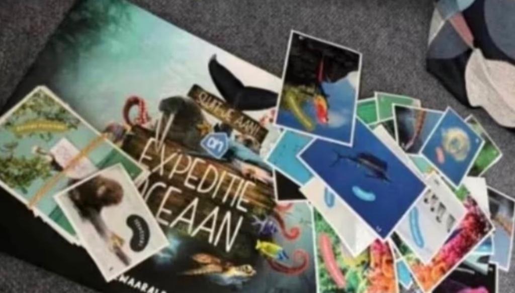 AH Expeditie Oceaan spaar plaatjes, Albert Heijn, Ophalen