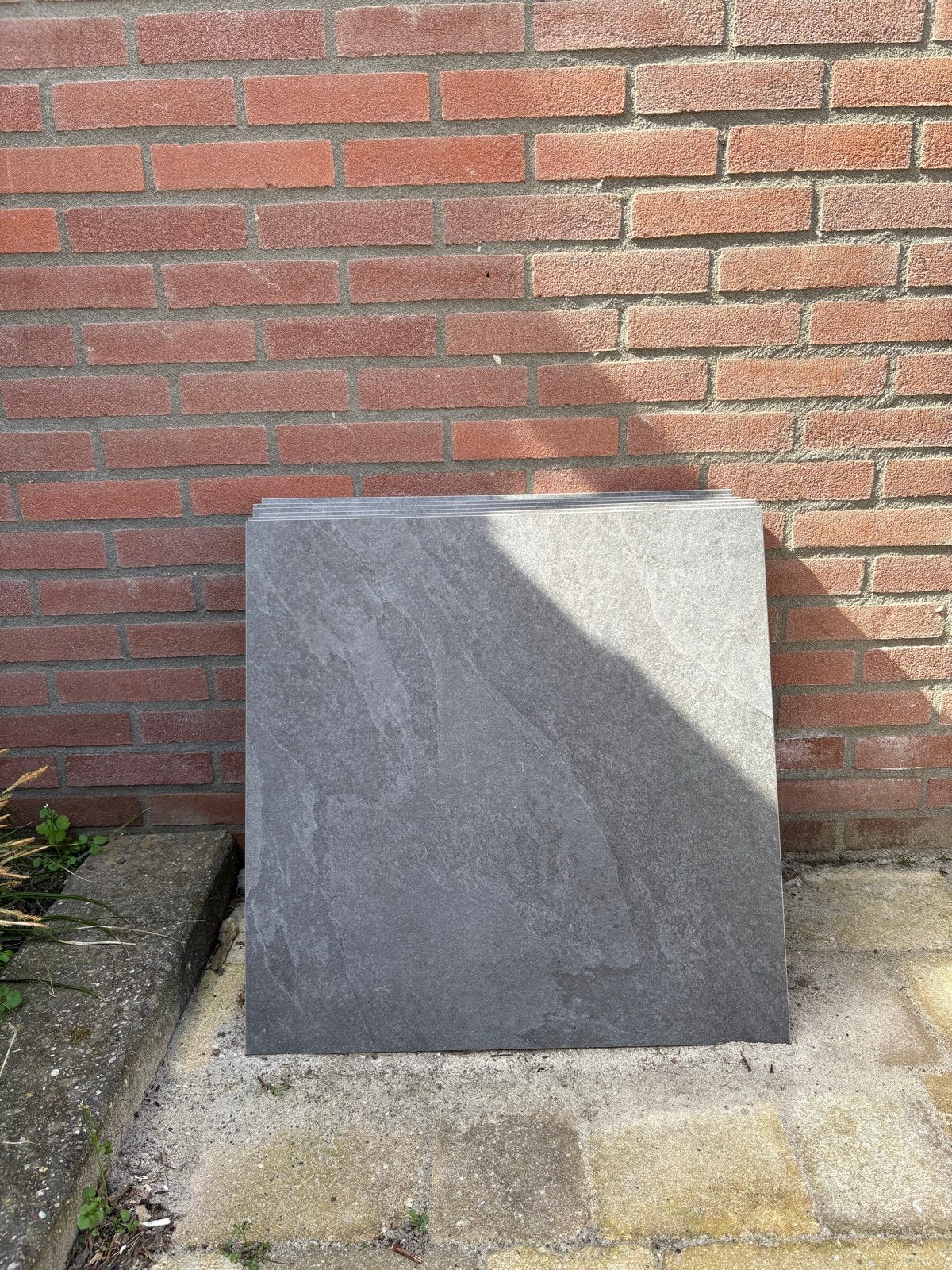 Nieuwe Keramische Terrastegels met Beton Onderlaag 60x60 cm, Ophalen, 60 cm of meer, Nieuw, Minder dan 5 m²