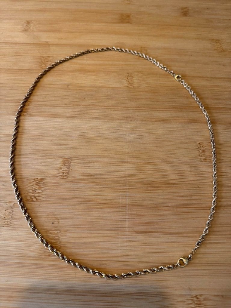14-karaats gouden ketting + armband – 22 gram – 585, Ophalen, Gebruikt, Goud, Goud