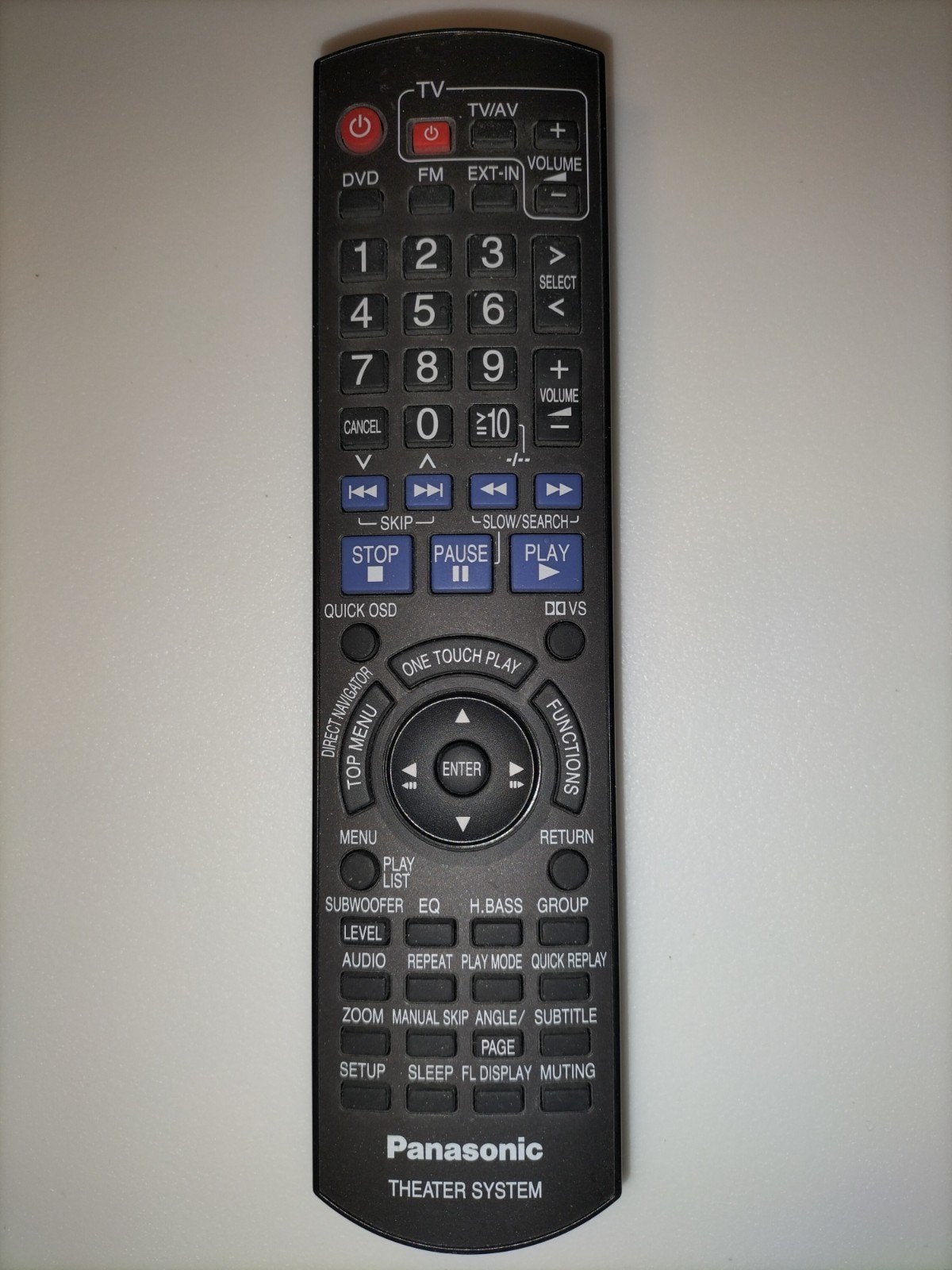 Panasonic Home Theater Afstandsbediening EUR7662YWO, Ophalen of Verzenden, Gebruikt, Origineel, Dvd