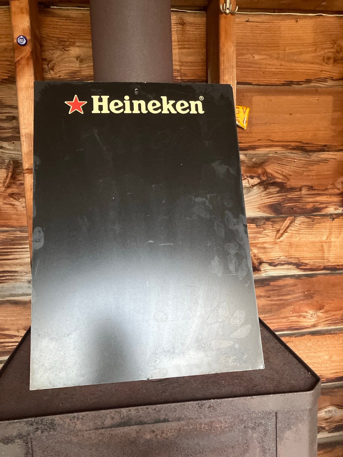Heineken Reclamebord - Vintage Bier Decoratie, Verzamelen, Merken en Reclamevoorwerpen, Ophalen of Verzenden, Gebruikt, Reclamebord