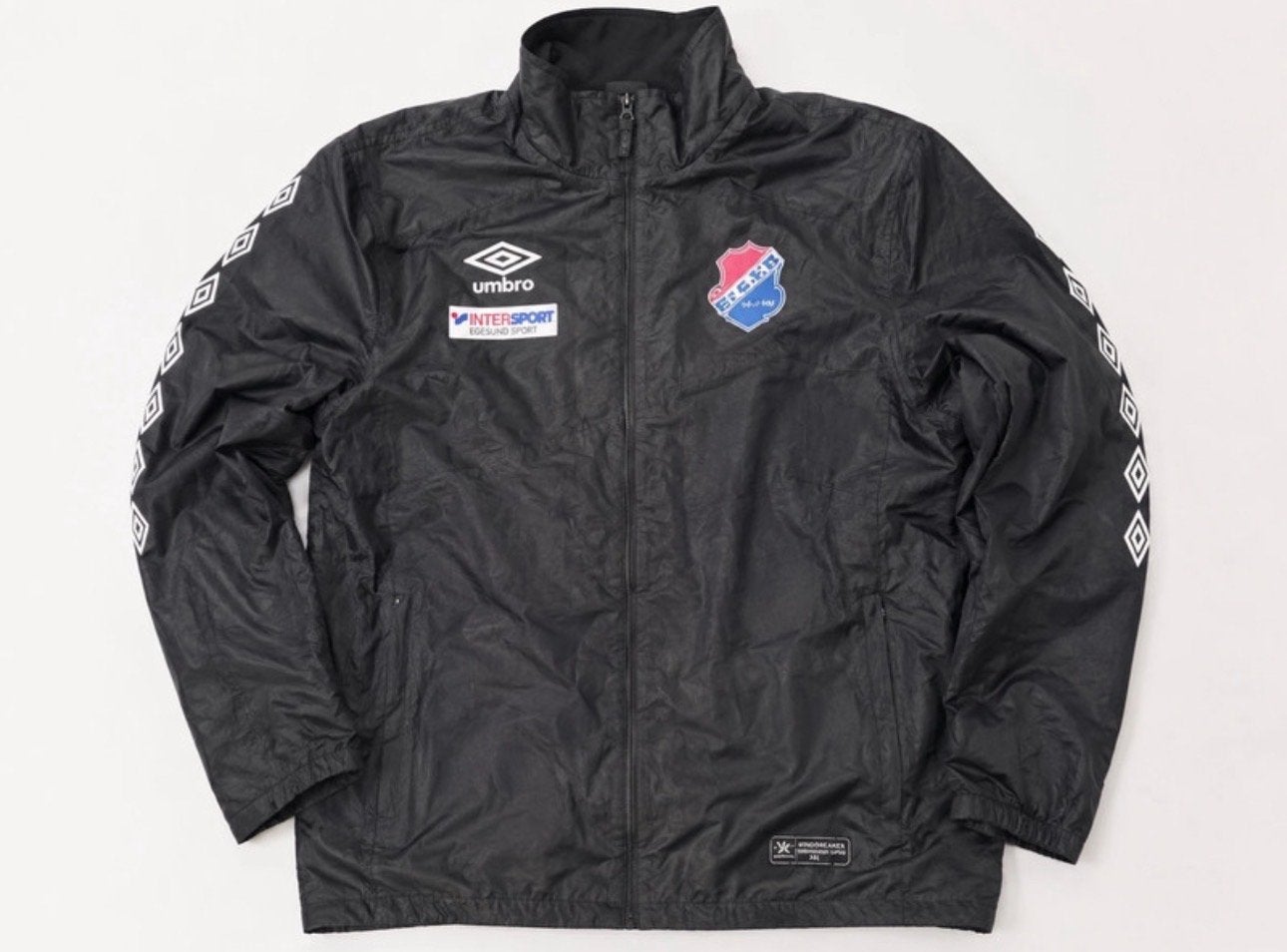 Umbro Eiger FK Windjack Maat XS Zwart, Ophalen of Verzenden, Maat 46 (S) of kleiner, Zwart