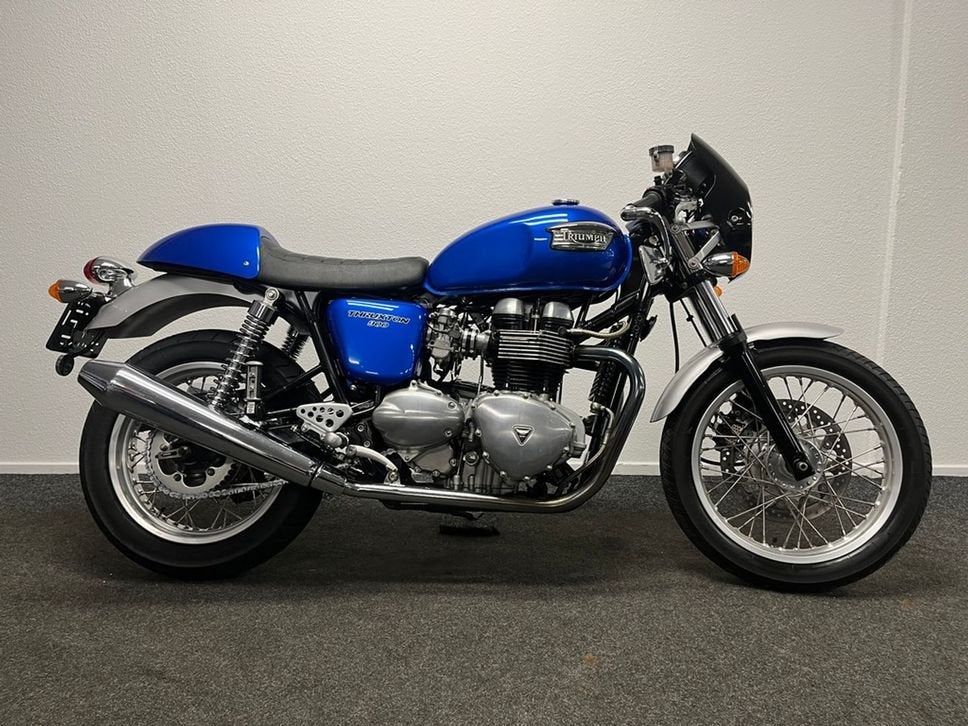 ⭐️⭐Prachtige TRIUMPH THRUXTON 900 (bj 2005)⭐️⭐, Motorrijbewijs A, Bedrijf, Meer dan 35 kW, Toermotor