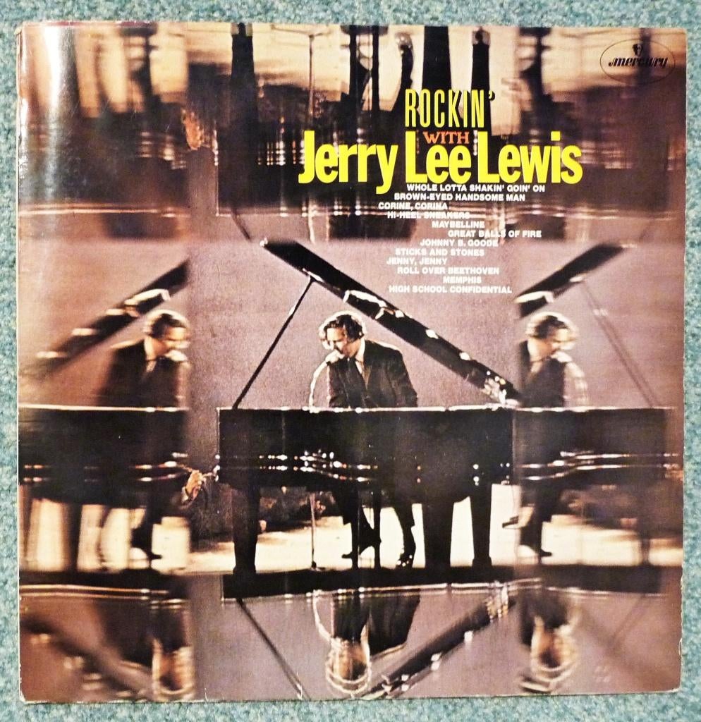 Rockin’  with Jerry Lee Lewis, Ophalen of Verzenden, Gebruikt, 12 inch, Poprock