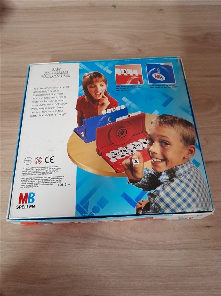 galgje met twee bakjes - s4959, Hobby en Vrije tijd, Gezelschapsspellen | Bordspellen, Verzenden, Zo goed als nieuw