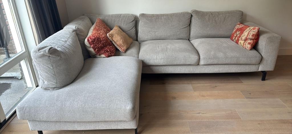 Comfortabele **Trendhopper** hoekbank (links), Huis en Inrichting, Banken | Complete zithoeken, Ophalen of Verzenden, Zo goed als nieuw