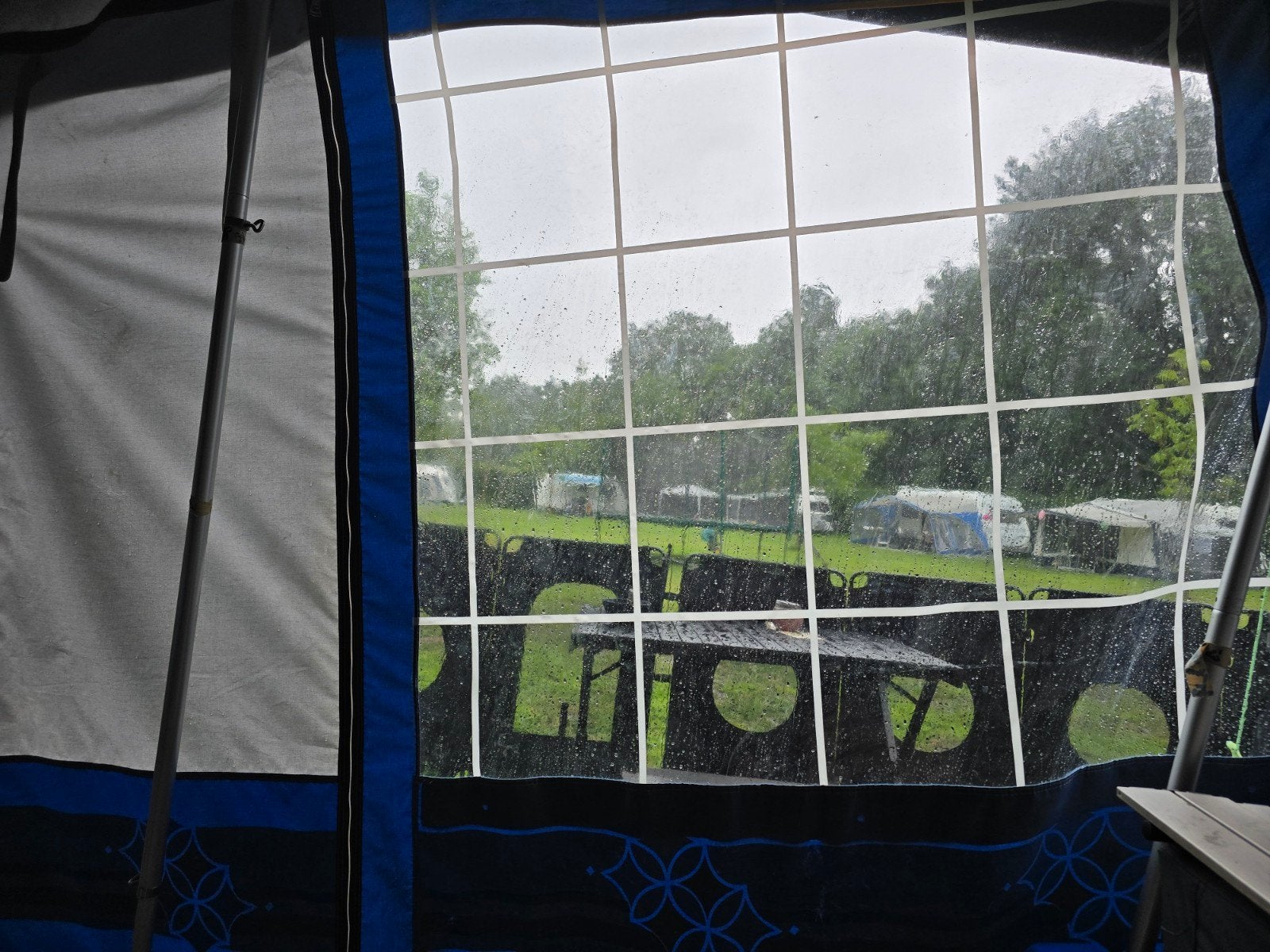 Voortent Wilgo-Zelte voor Eriba Pan Familia  1990 all Season, Caravans en Kamperen, Voortenten en Luifels, Ophalen, Gebruikt, PVC