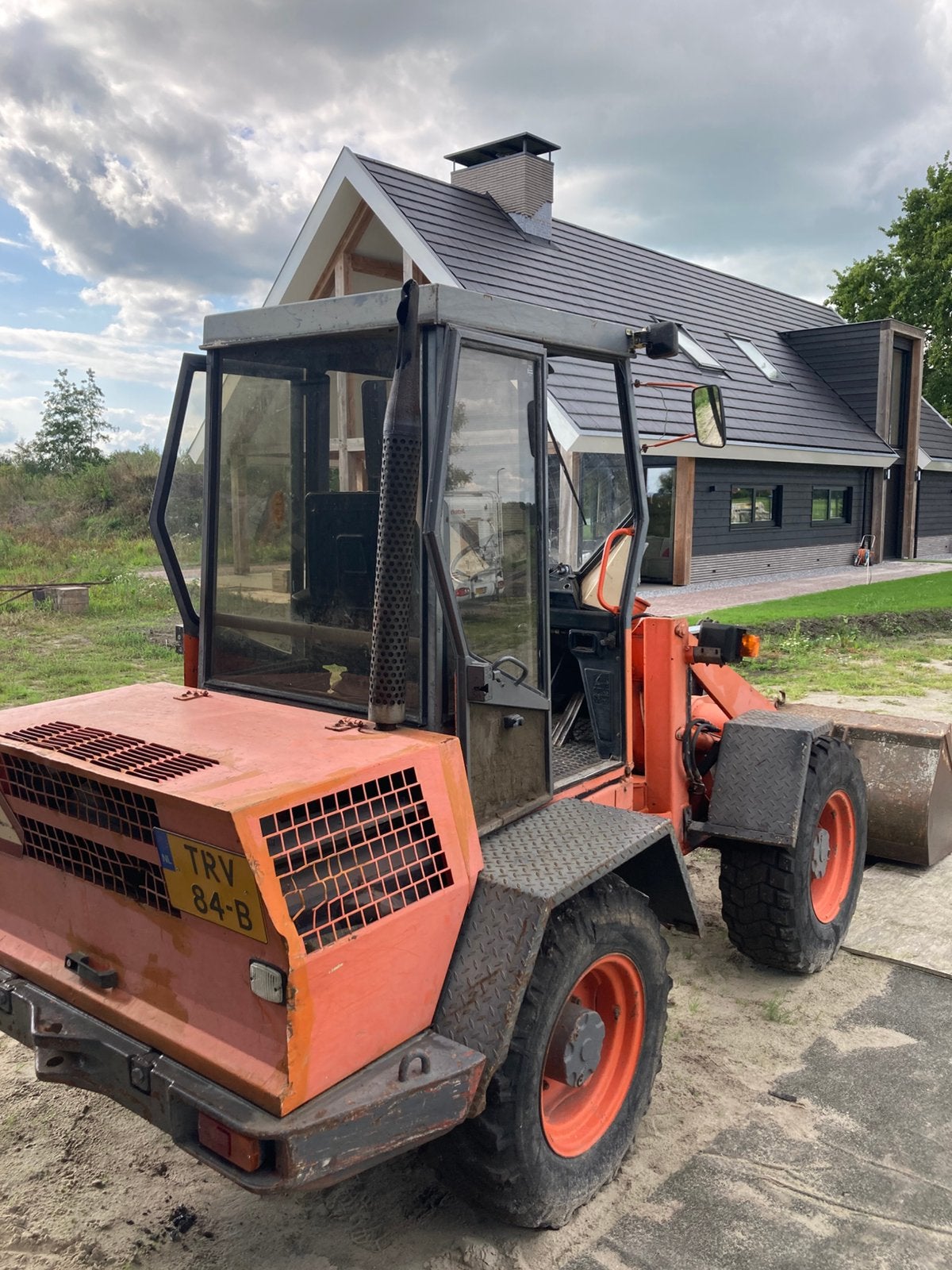 Atlas Shovel 52D; Zandbak, Palletvorken, NL kent. Marge, Ophalen, Wiellader of Shovel
