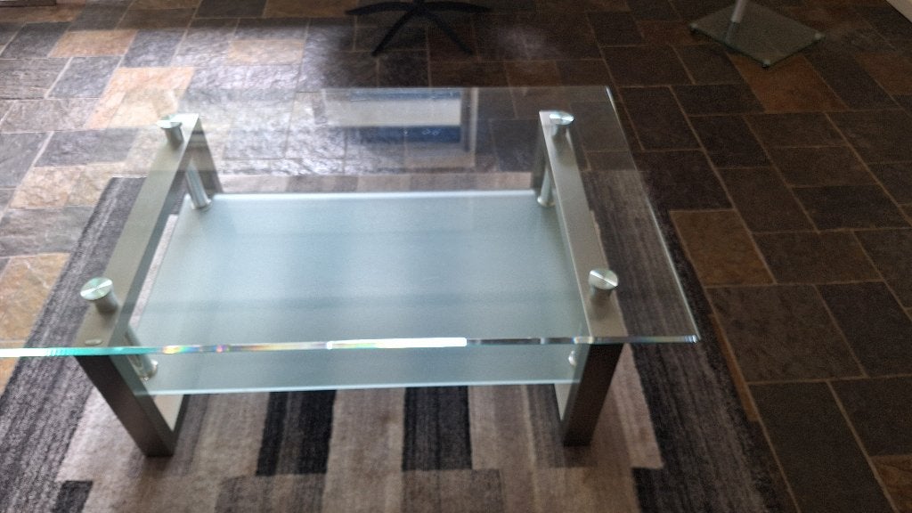Salontafel, Huis en Inrichting, Tafels | Salontafels, Ophalen, 50 tot 100 cm, 50 tot 100 cm, Zo goed als nieuw