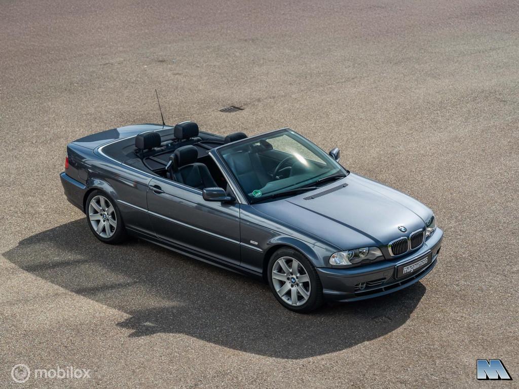 BMW 3-serie E46 Cabrio 330Ci l Handbak l 1e eigenaar l A1, Achterwielaandrijving, Gebruikt, Zwart, Cabriolet