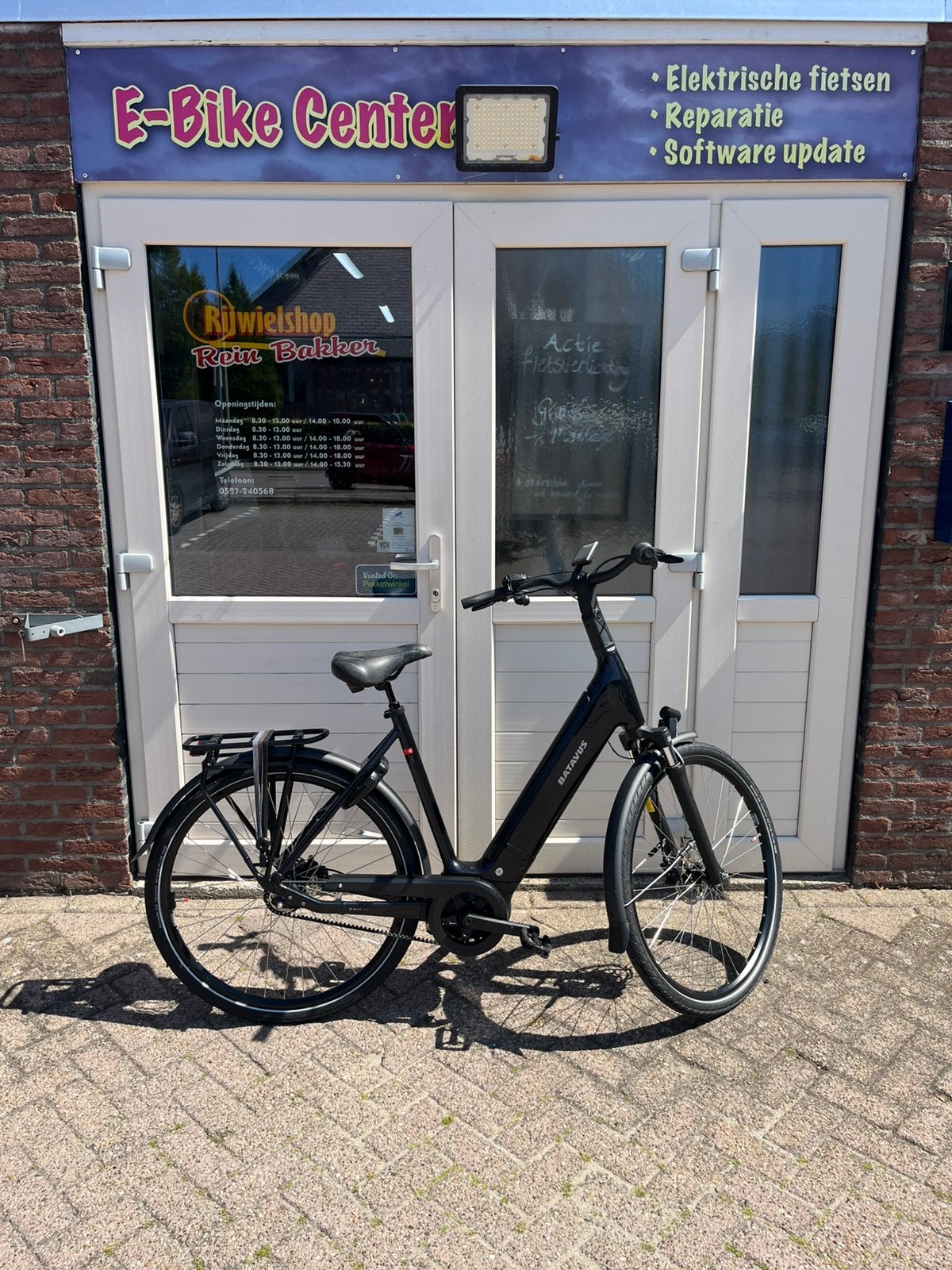 Ik zeer nette staat batavus finez d 57cm 8 vers 630 wh accu, Fietsen en Brommers, Fietsen | Dames | Damesfietsen, 53 tot 56 cm