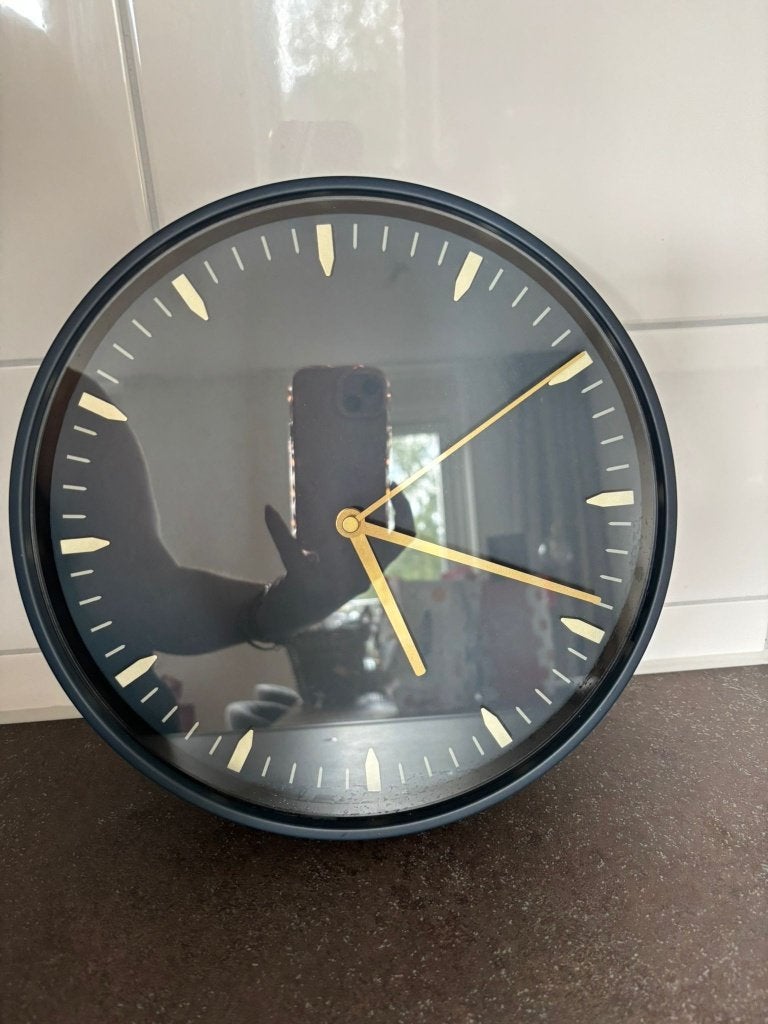 IKEA Skarig wandklok - Prima staat, Ophalen, Wandklok, IKEA, Analoog