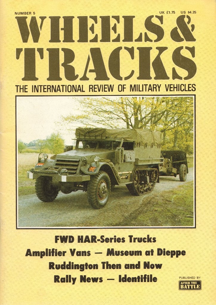 WHEELS & TRACKS magazine No 5 FWD HAR-Series Truck, Ophalen of Verzenden, Voor 1940, Zo goed als nieuw, Landmacht