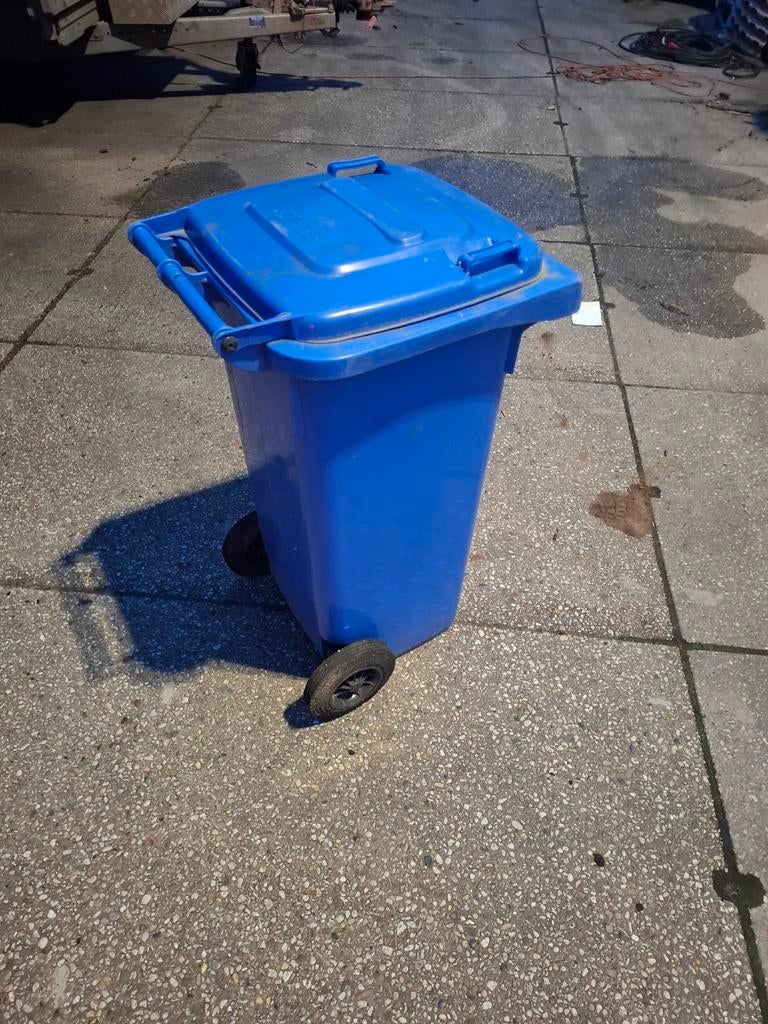 Blauwe afvalcontainer / kliko, Huis en Inrichting, Woonaccessoires | Prullenbakken, 40 liter of meer, Ophalen of Verzenden, Kunststof