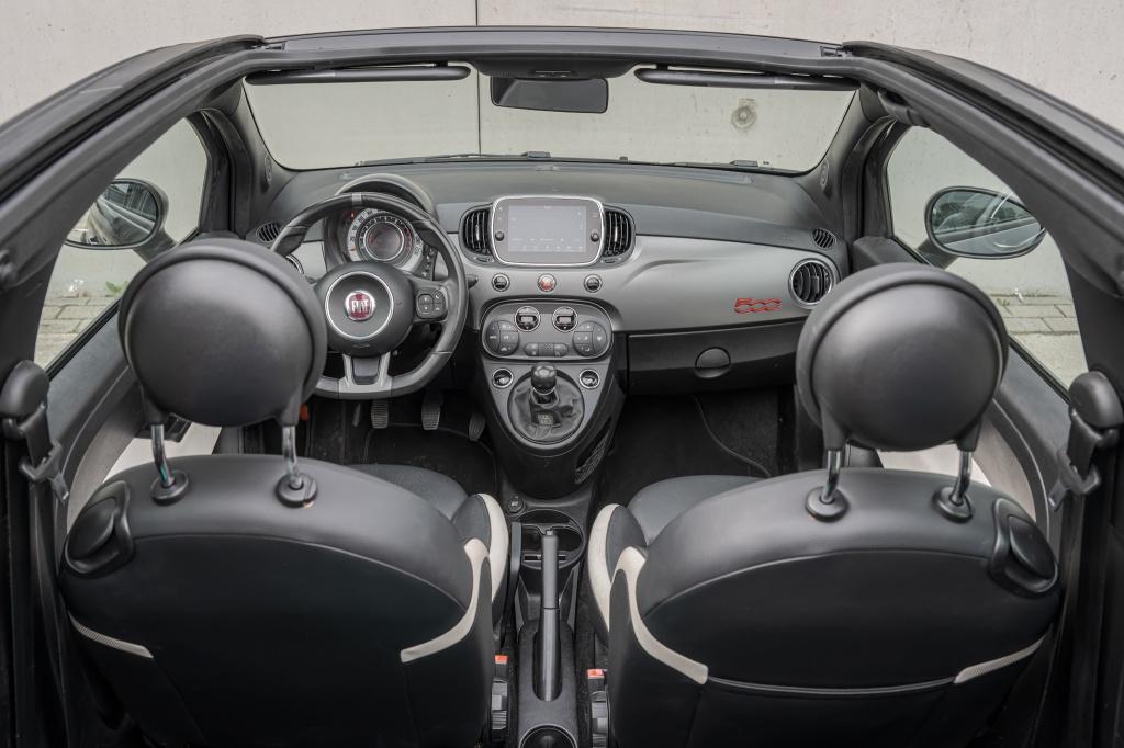 Fiat 500C 0.9 TwinAir S Cabrio, Facelift, Cruise, Scherm, PD, Auto's, 945 kg, 86 pk, Gebruikt, Cabriolet