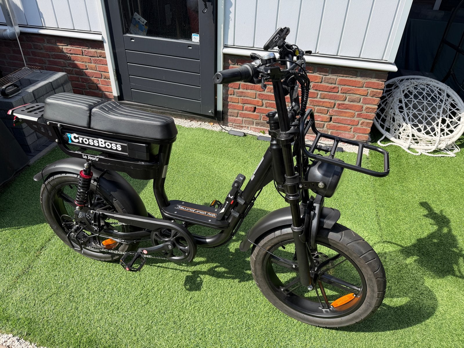 2 x CrossBoss V20 Pro Comfort Black Special Edition, Zo goed als nieuw, Minder dan 47 cm, 50 km per accu of meer, Ophalen