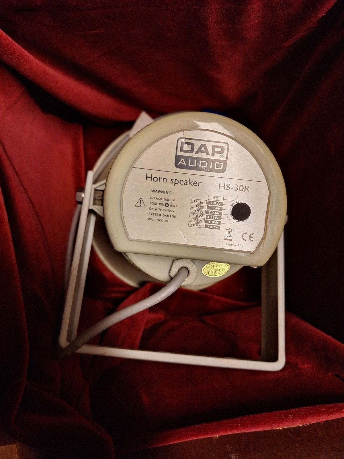 DAP Audio 100 volt 4 stuks Hoornluidspreker 30 Watt, Overige merken, Gebruikt, Overige typen, Ophalen of Verzenden