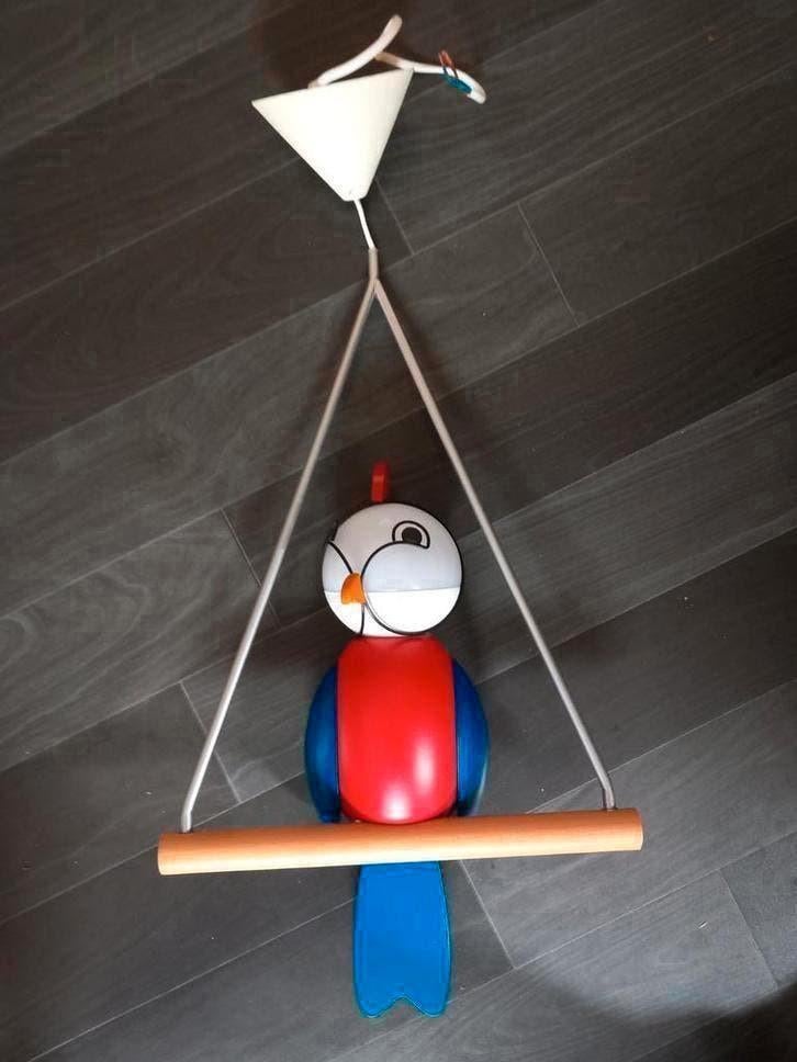 Plafondlamp papegaai vogel lamp, Ophalen of Verzenden, Zo goed als nieuw, Lamp
