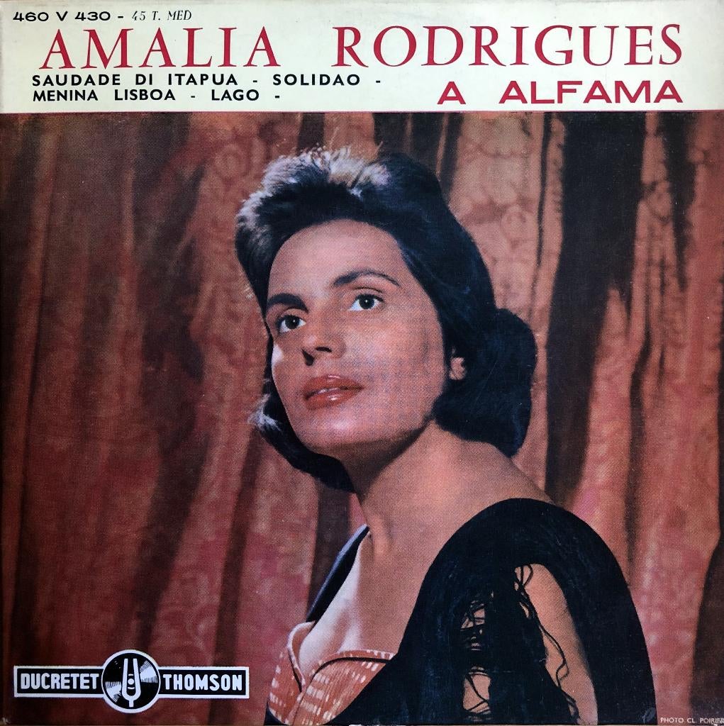 1958    Amalia Rodrigues             A Alfama EP, Verzenden, Wereldmuziek, 7 inch, Zo goed als nieuw