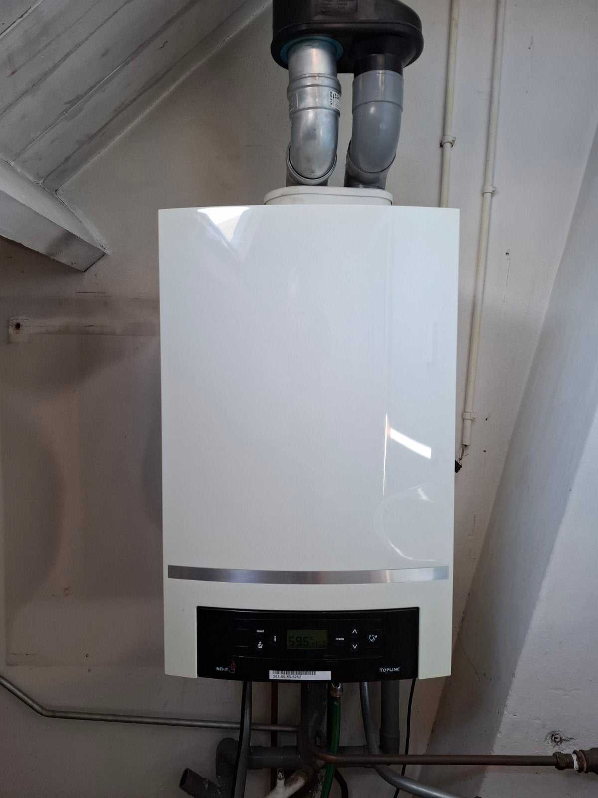 Nefit TopLine hrc30 cw5 met ModuLine 300 thermostaat, Ophalen, 30 tot 80 cm, Gebruikt, Cv-ketel of Combi-ketel