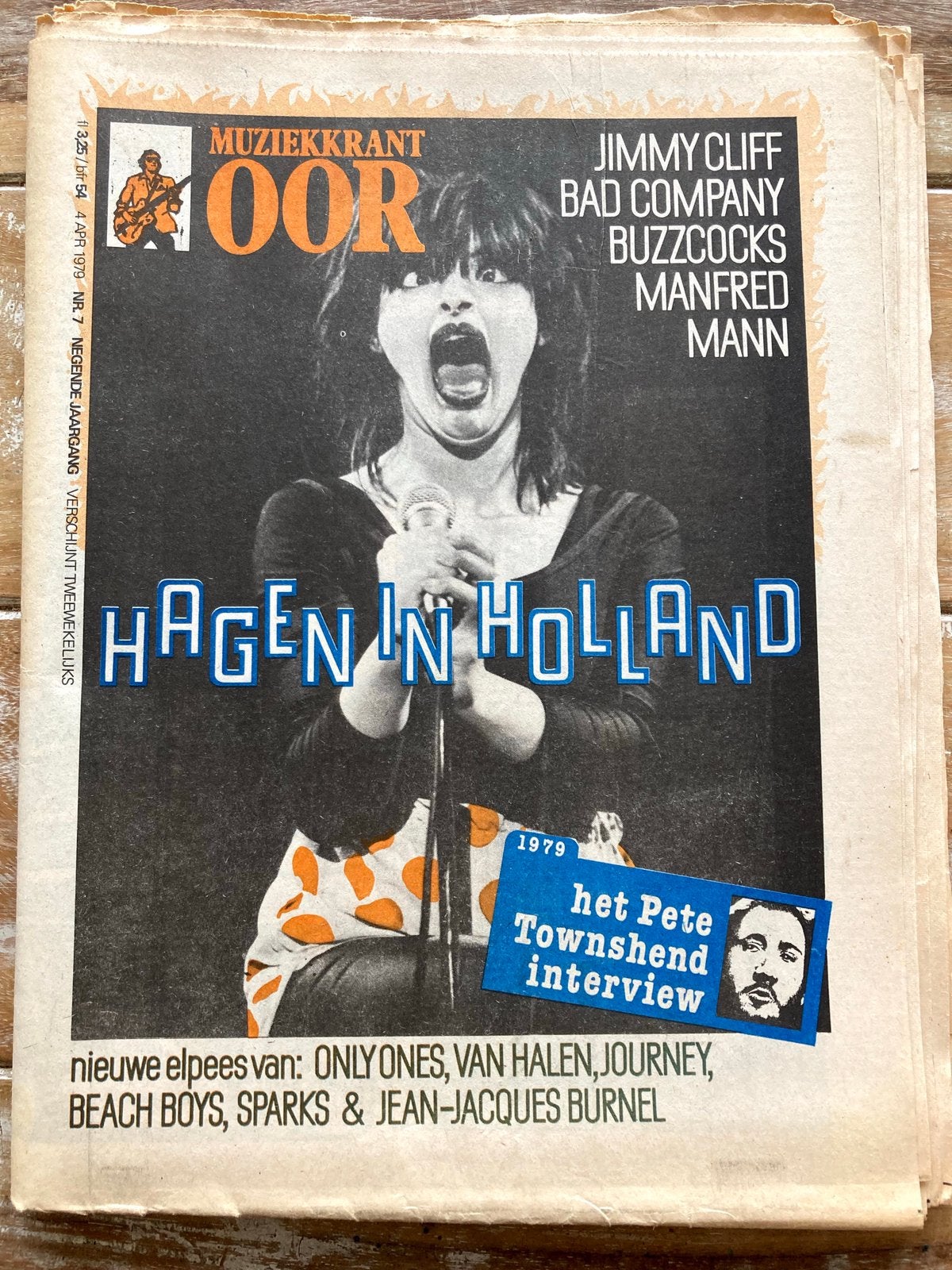 Muziekkrant OOR 1979 NINA HAGEN Buzzcocks THE ONLY ONES, Ophalen of Verzenden, Muziek, Film of Tv