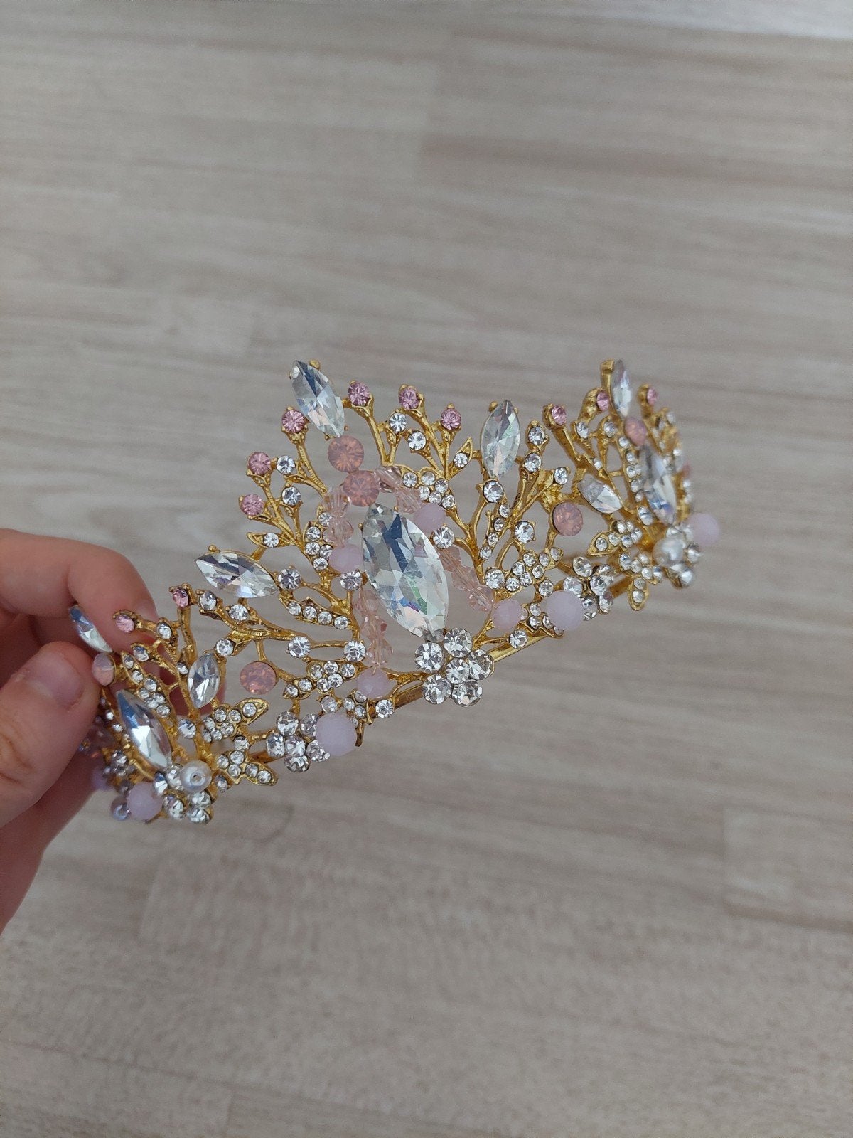 Kroon/tiara - cosplay, Ophalen of Verzenden, Zo goed als nieuw