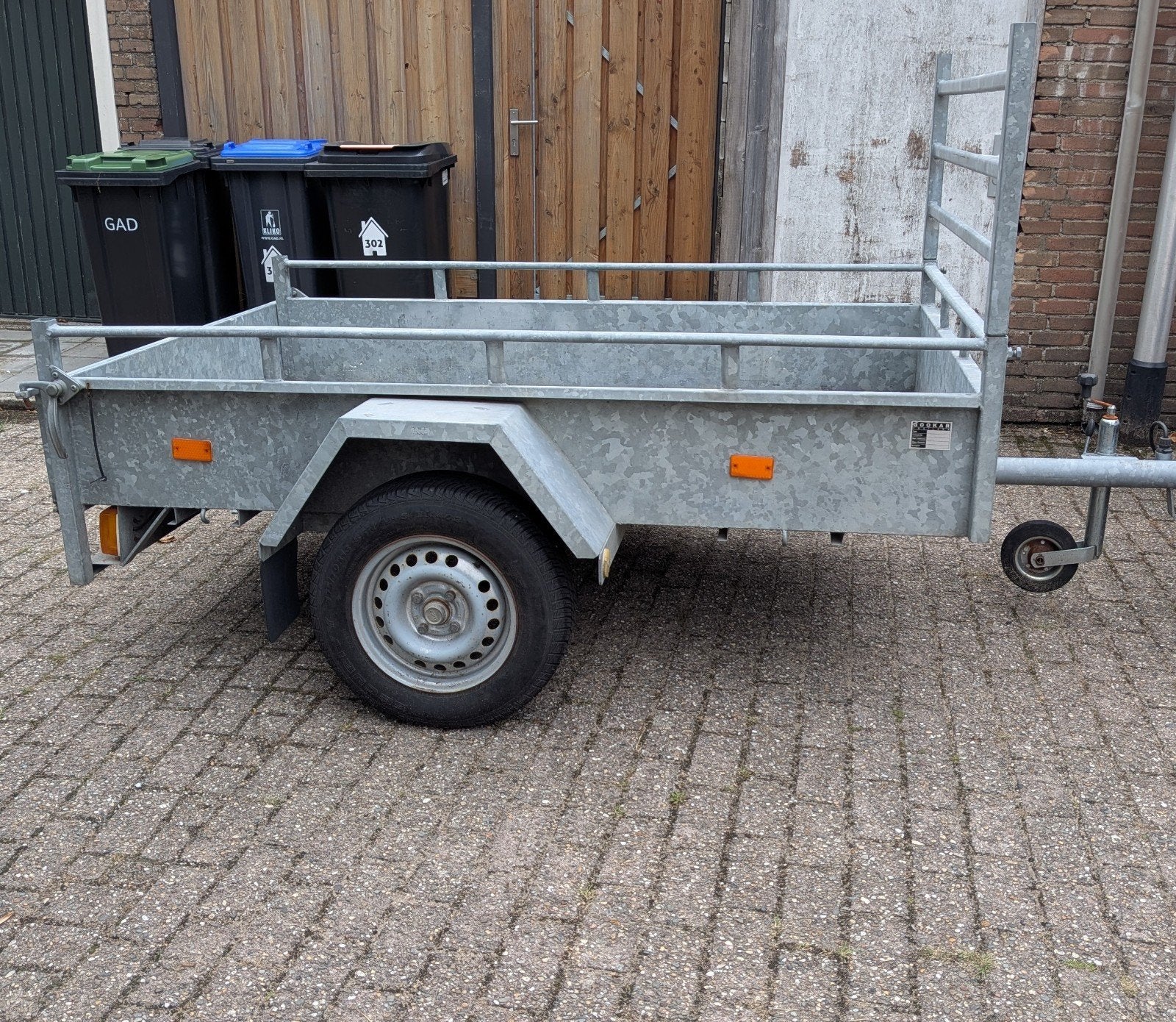 Goocar aanhanger EB 200 - gegalvaniseerd, Auto diversen, Ophalen, Zo goed als nieuw