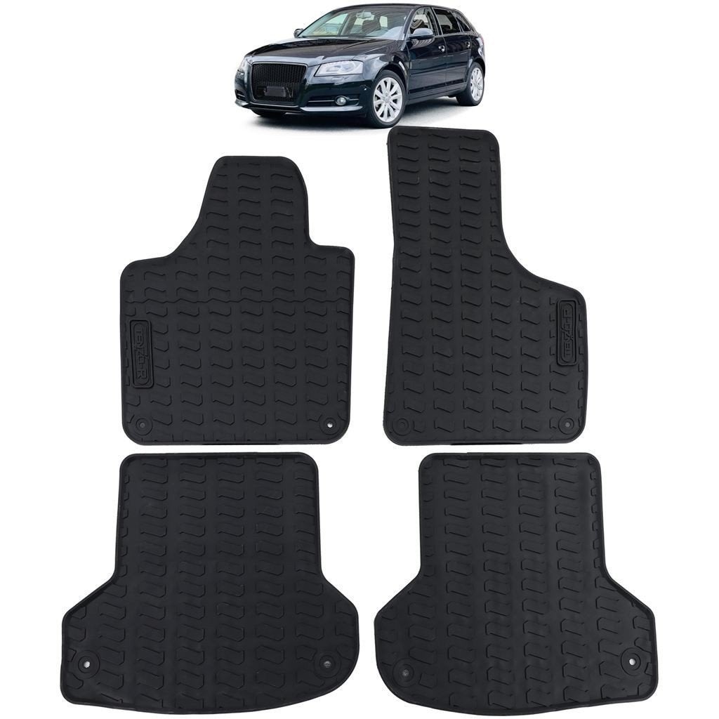 Rubber Winter Modder Matten Audi A3 8P 2003 t/m 2013
