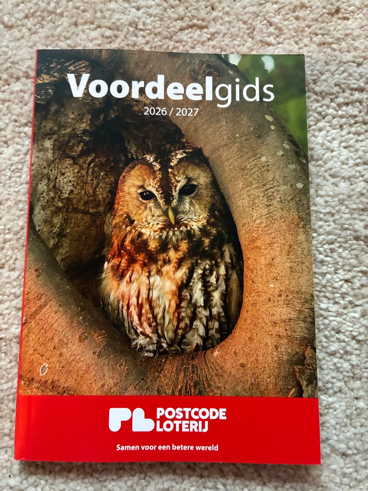 Voordeelgids Postcode Loterij 2026/2027 - Gratis Afhalen, Boeken, Ophalen, Nieuw, Folder
