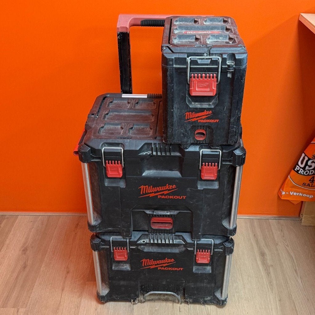 Milwaukee Packout Koffer Set | Leeg | 3 Stuk