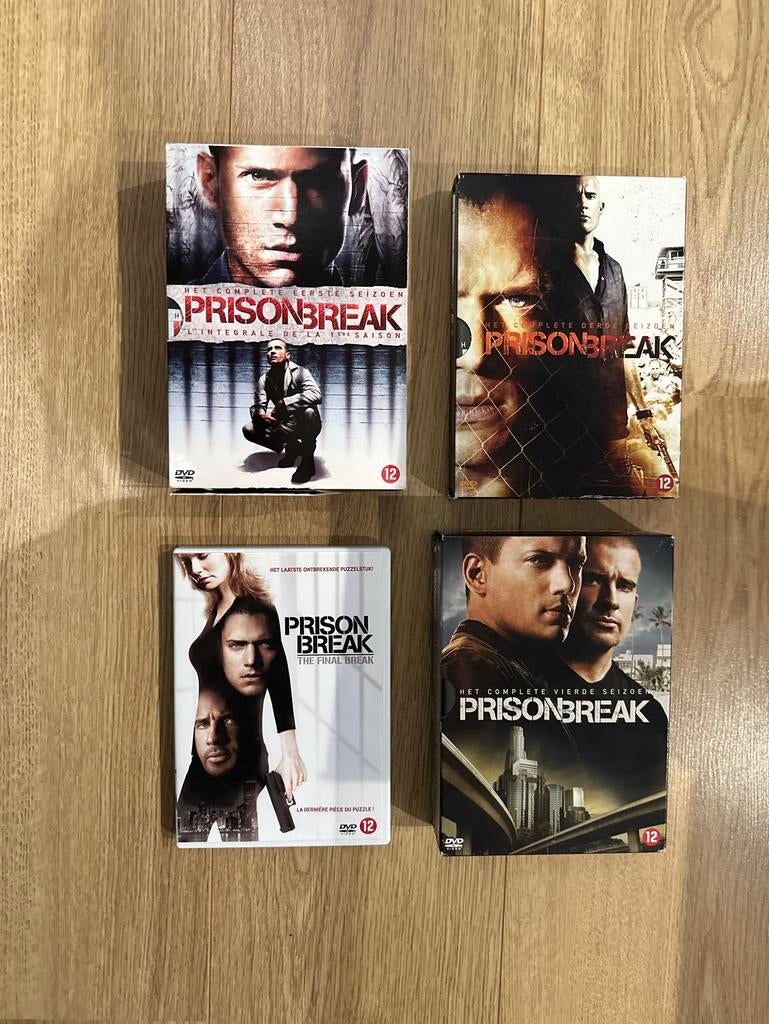 Prison Break DVD Seizoen 1,2,3 en 4 + extra DVD Final Break, Cd's en Dvd's, Dvd's | Tv en Series, Vanaf 12 jaar, Ophalen of Verzenden