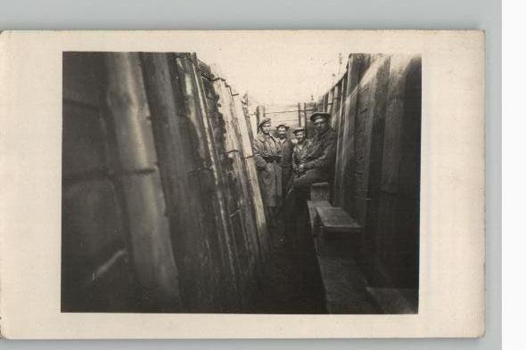 Loopgraven FOTOKAART W.O. I  1916, Verzamelen, Verzenden, Voor 1920, Ongelopen, Noord-Brabant