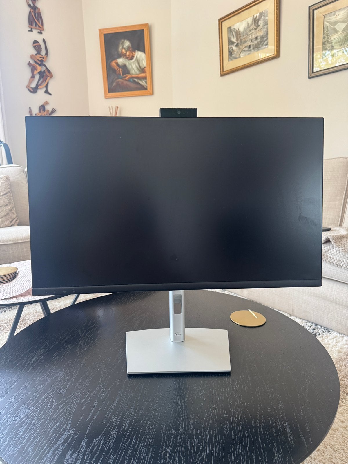 Dell C2723H 27” Monitor met Webcam en Speakers, HDMI, IPS, Full HD, Zo goed als nieuw