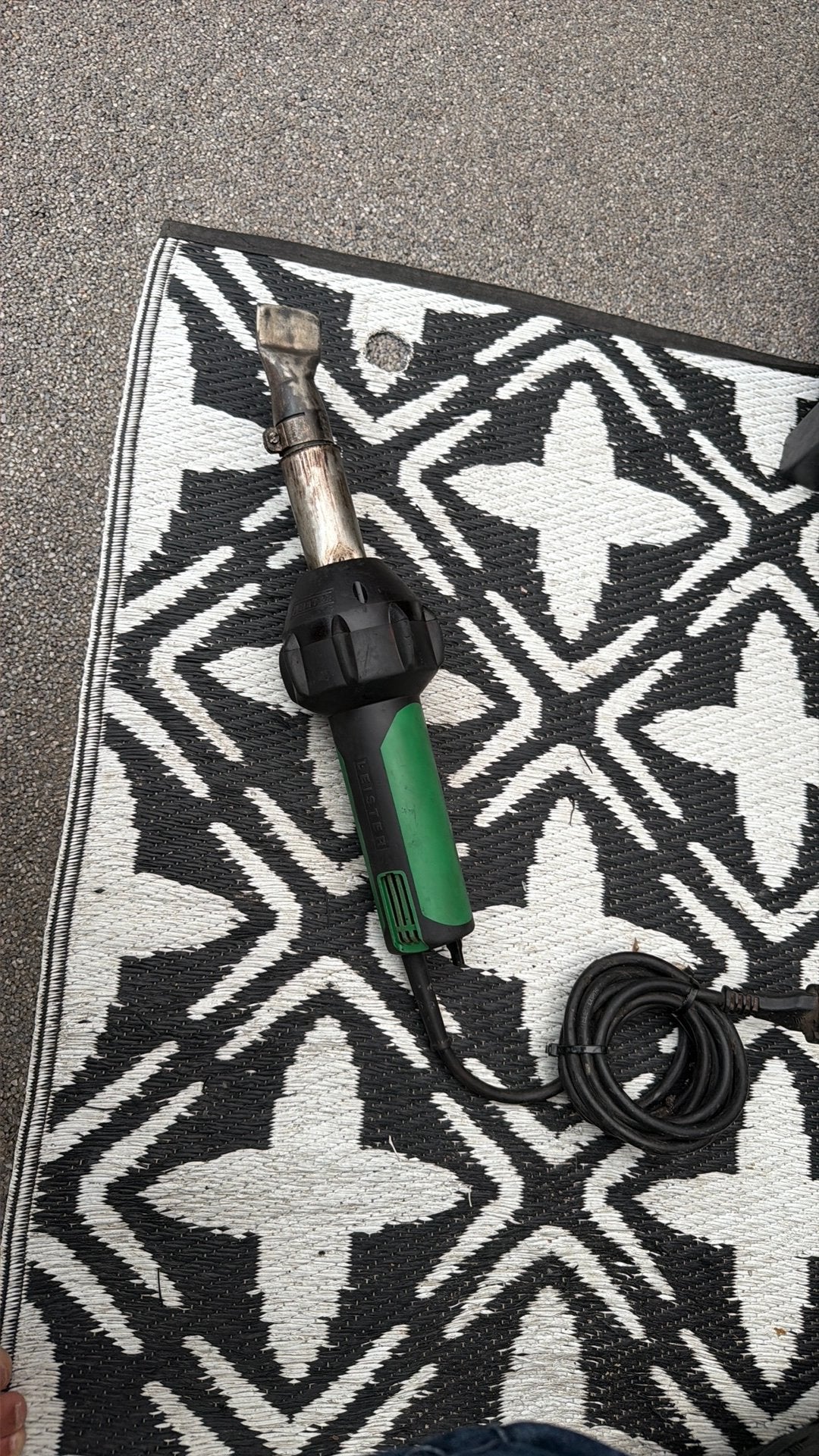 Leister Triac ST Heteluchtpistool - 1600W, Ophalen of Verzenden, Zo goed als nieuw