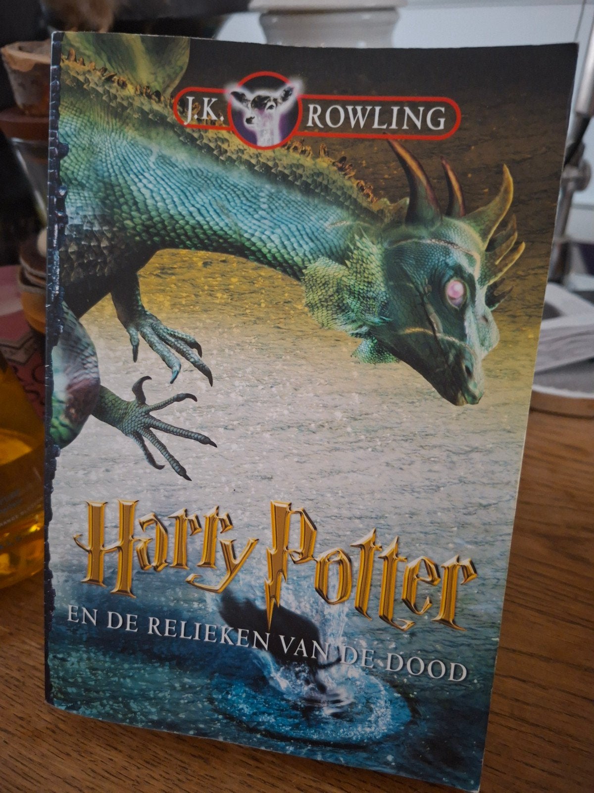 harry potter en de relieken van de dood j.k rowling, Verzenden, Zo goed als nieuw, Boek of Poster